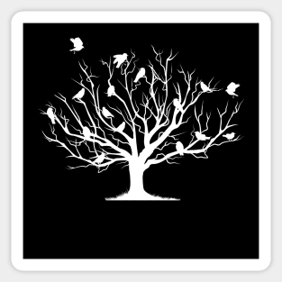 Crow Tree Sticker
